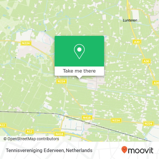 Tennisvereniging Ederveen map