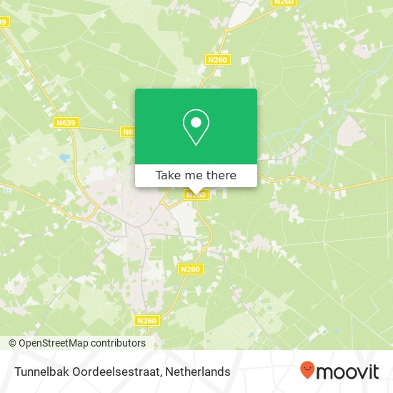 Tunnelbak Oordeelsestraat map