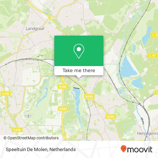 Speeltuin De Molen map