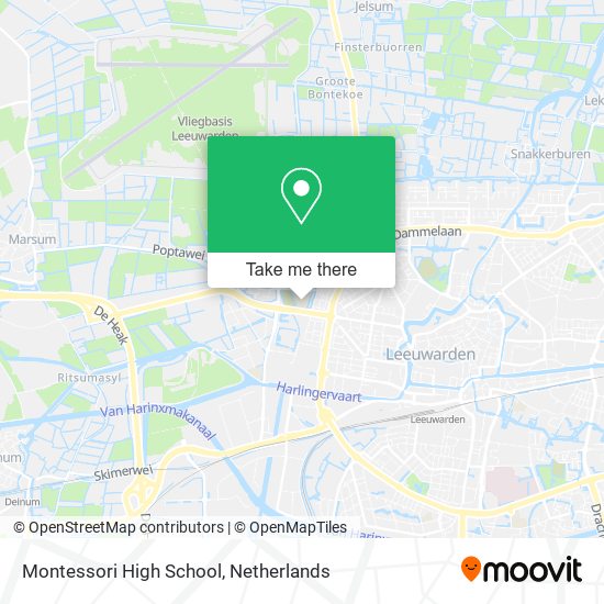 Montessori High School map