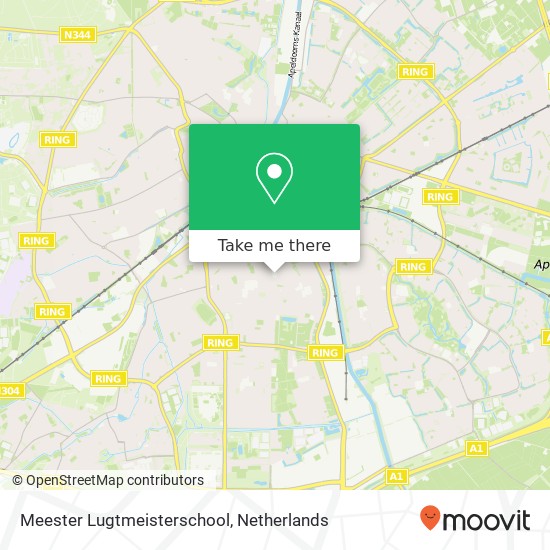 Meester Lugtmeisterschool map