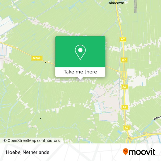 Hoebe map