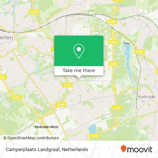 Camperplaats Landgraaf map