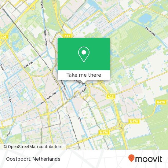 Oostpoort map