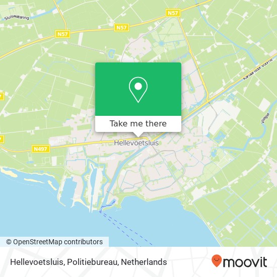 Hellevoetsluis, Politiebureau map