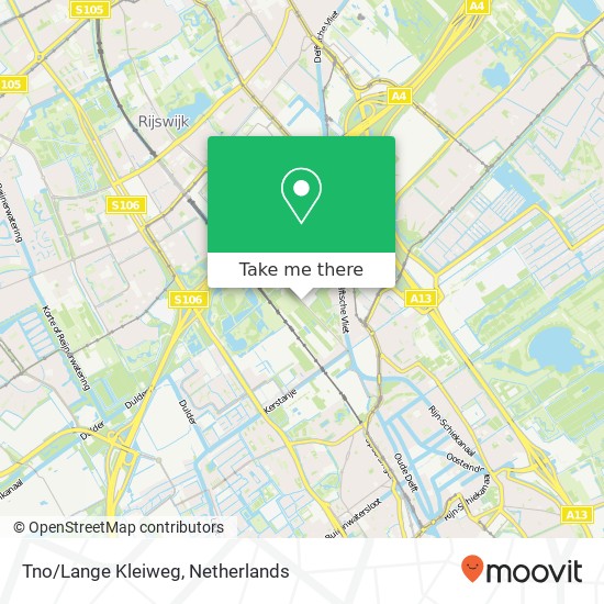 Tno/Lange Kleiweg map