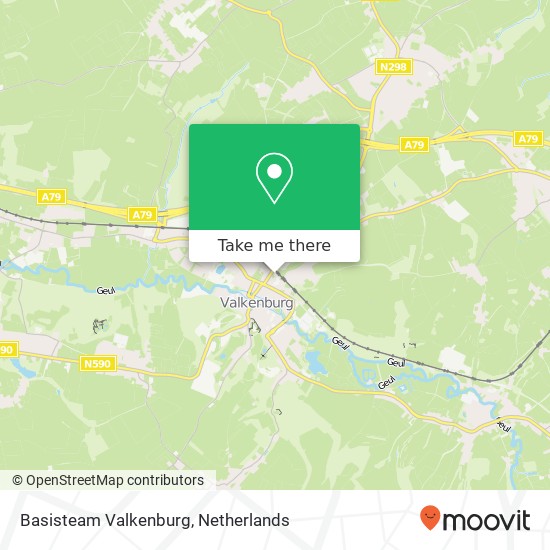 Basisteam Valkenburg map