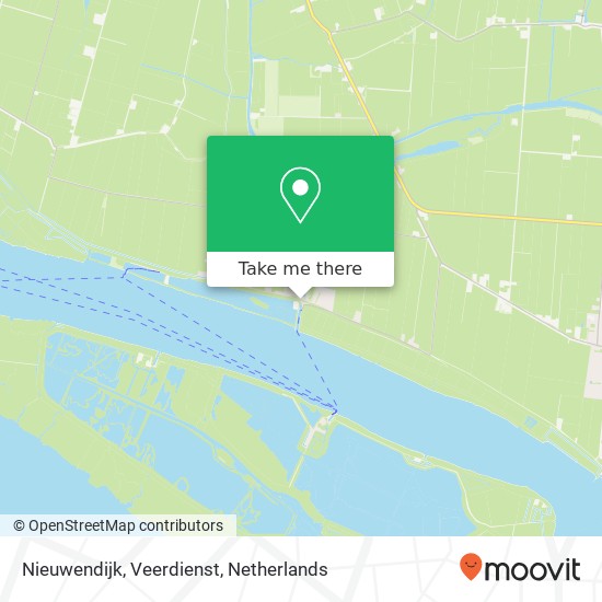 Nieuwendijk, Veerdienst map