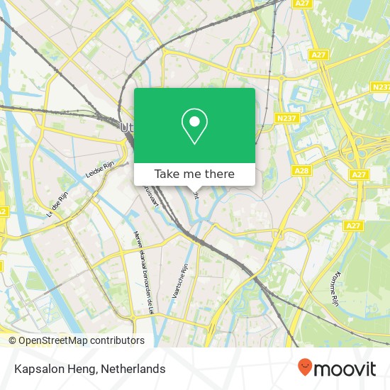 Kapsalon Heng map