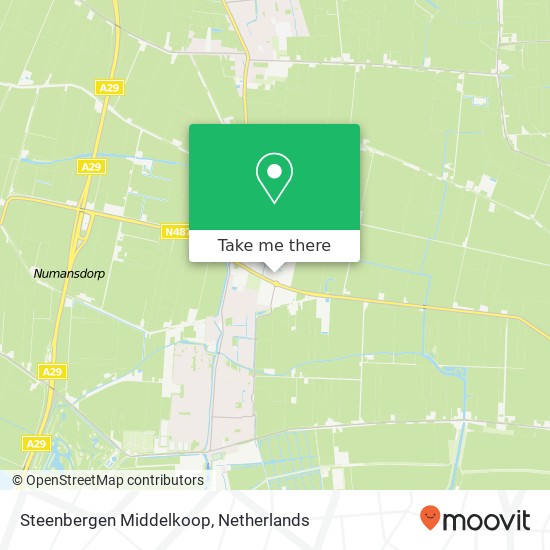 Steenbergen Middelkoop map