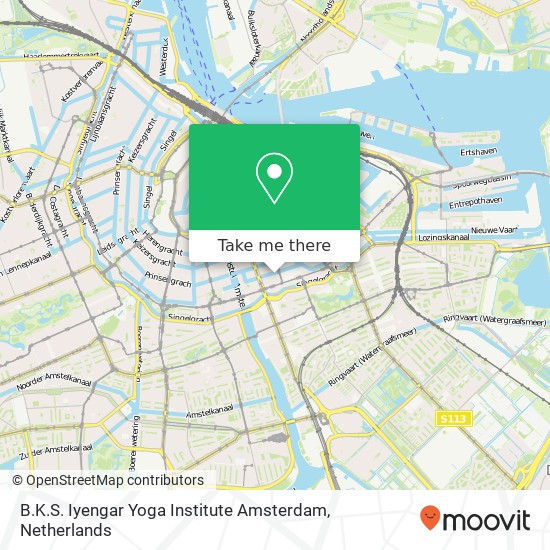 B.K.S. Iyengar Yoga Institute Amsterdam map