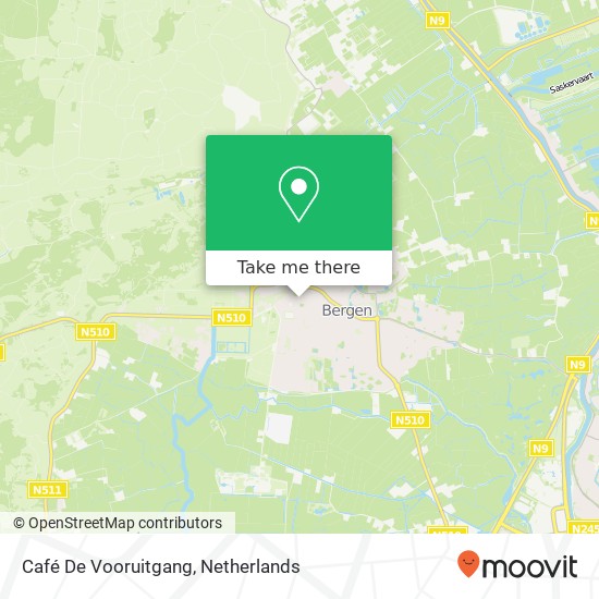 Café De Vooruitgang map