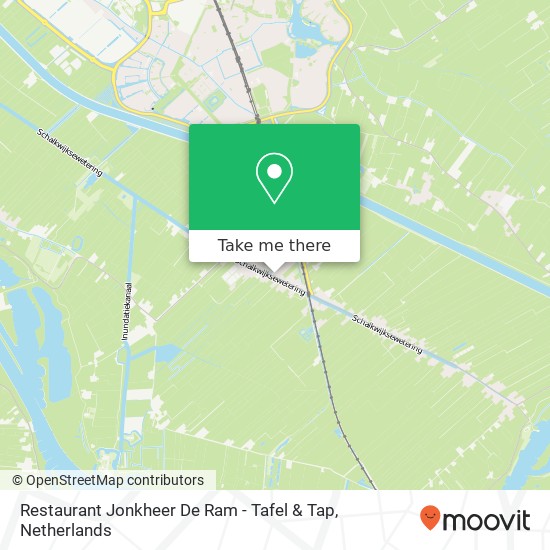 Restaurant Jonkheer De Ram - Tafel & Tap map