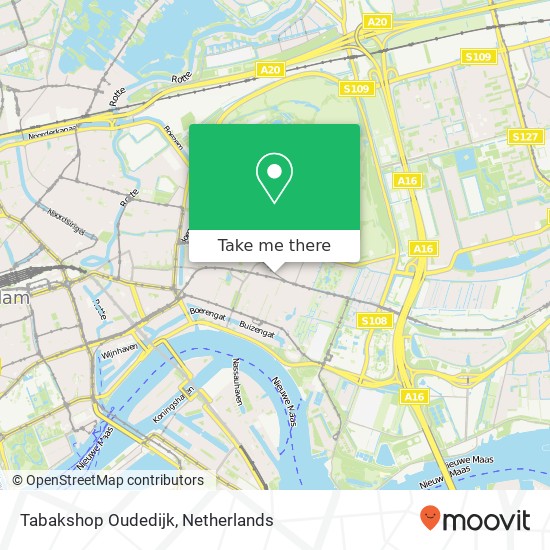 Tabakshop Oudedijk map