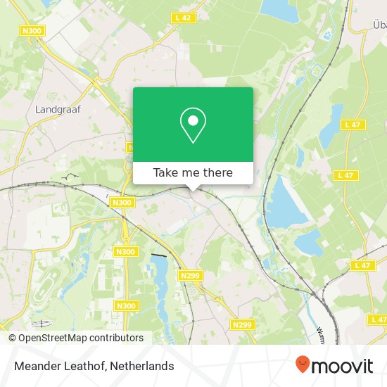 Meander Leathof map