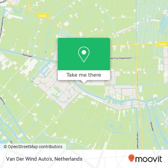 Van Der Wind Auto's map