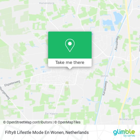 Fifty8 Lifestle Mode En Wonen map