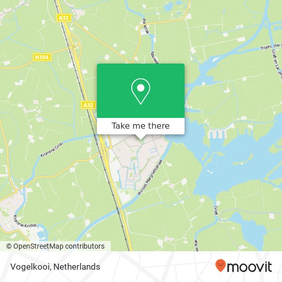 Vogelkooi map