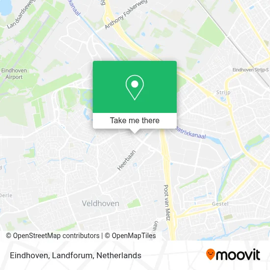 Eindhoven, Landforum Karte
