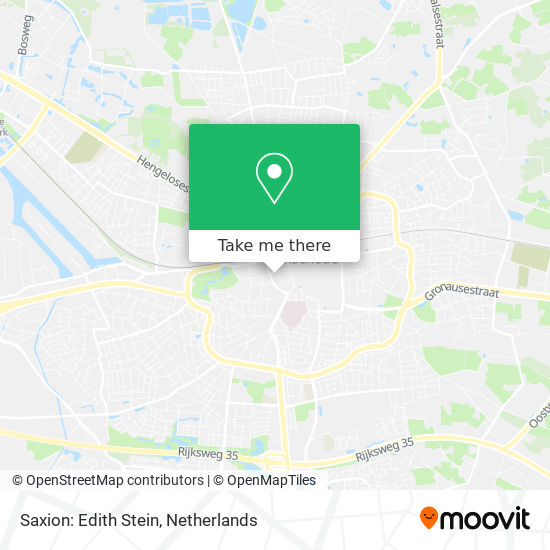 Saxion: Edith Stein map