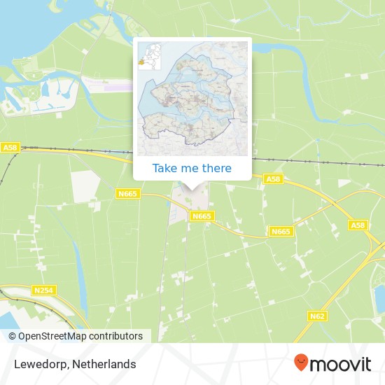 Lewedorp map