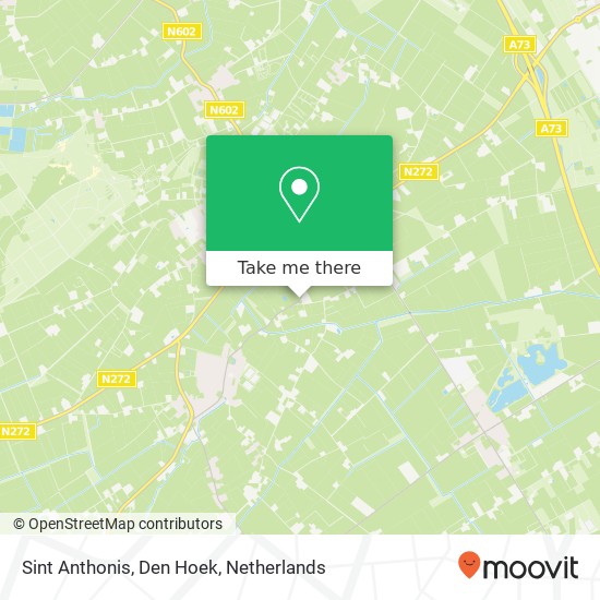 Sint Anthonis, Den Hoek map