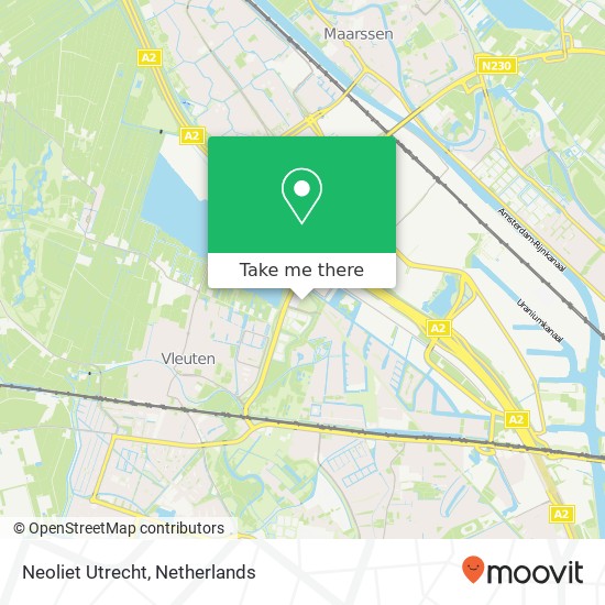 Neoliet Utrecht map