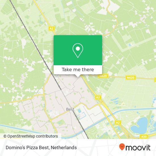 Domino's Pizza Best map