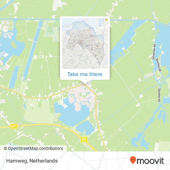 Hamweg Karte