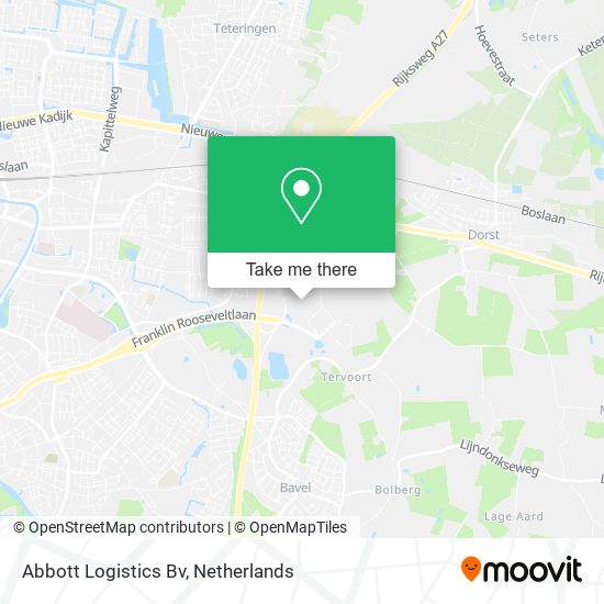Abbott Logistics Bv map