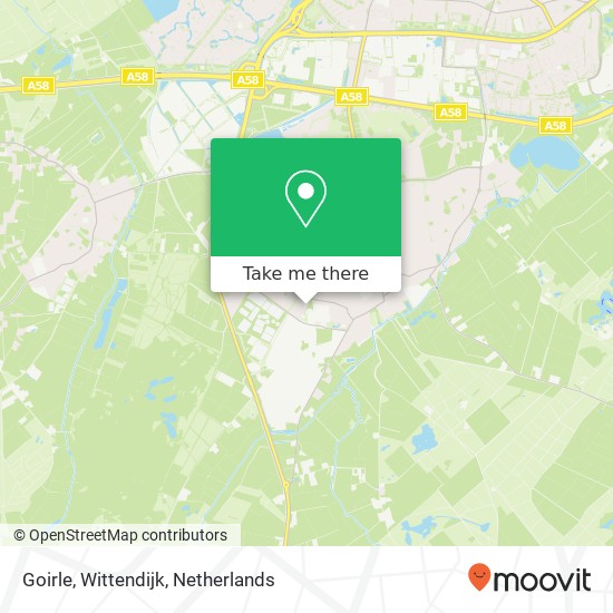 Goirle, Wittendijk map