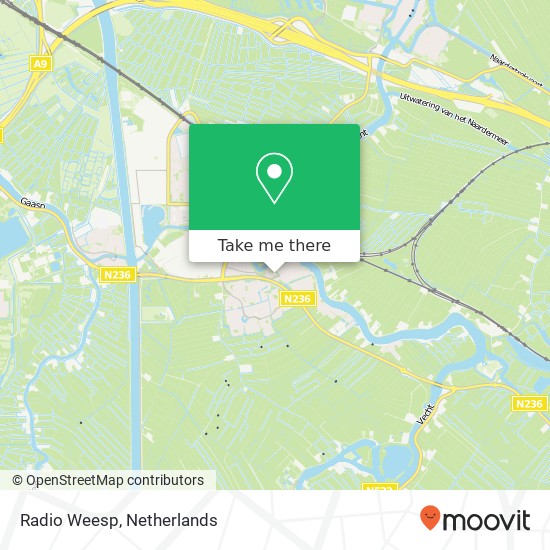 Radio Weesp map