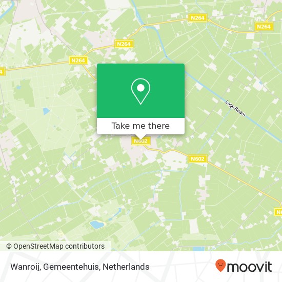 Wanroij, Gemeentehuis map