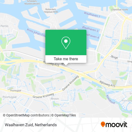 Waalhaven Zuid map