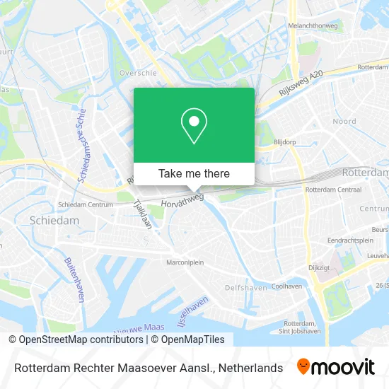 Rotterdam Rechter Maasoever Aansl. map