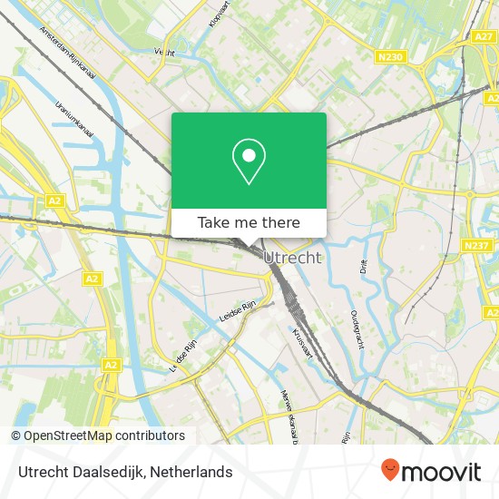 Utrecht Daalsedijk map