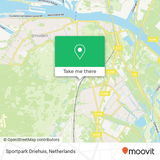 Sportpark Driehuis map