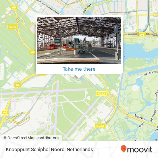 Knooppunt Schiphol Noord map