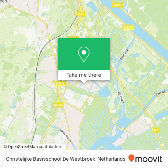 Christelijke Basisschool De Westbroek Karte