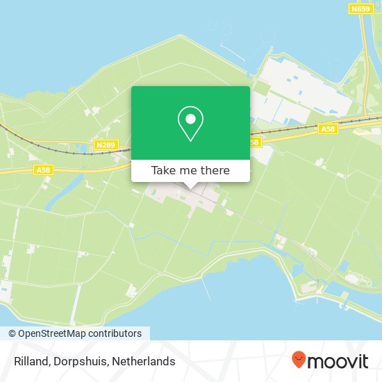Rilland, Dorpshuis map