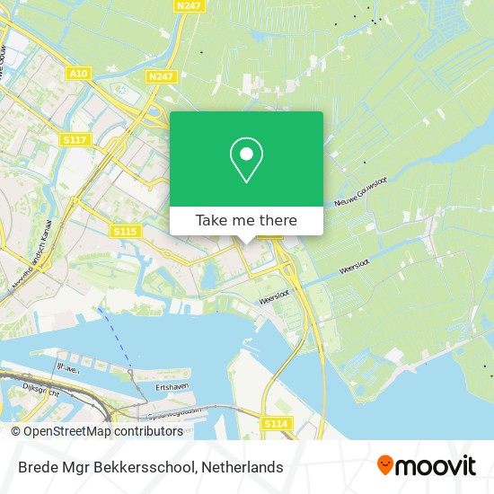 Brede Mgr Bekkersschool map