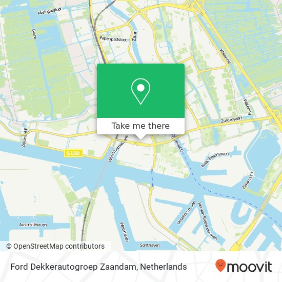 Ford Dekkerautogroep Zaandam Karte