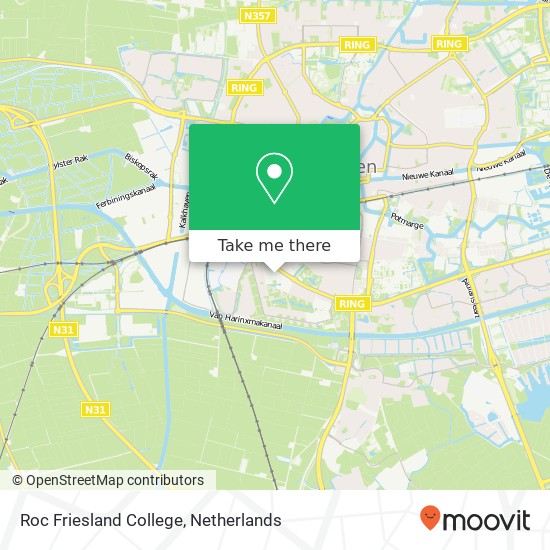 Roc Friesland College map