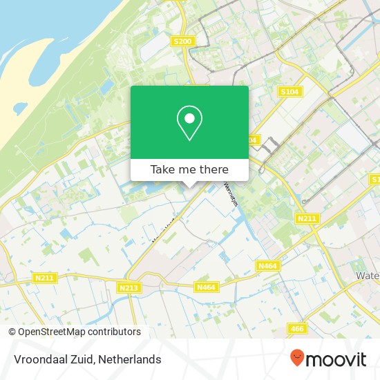 Vroondaal Zuid map