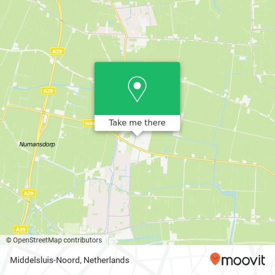 Middelsluis-Noord map