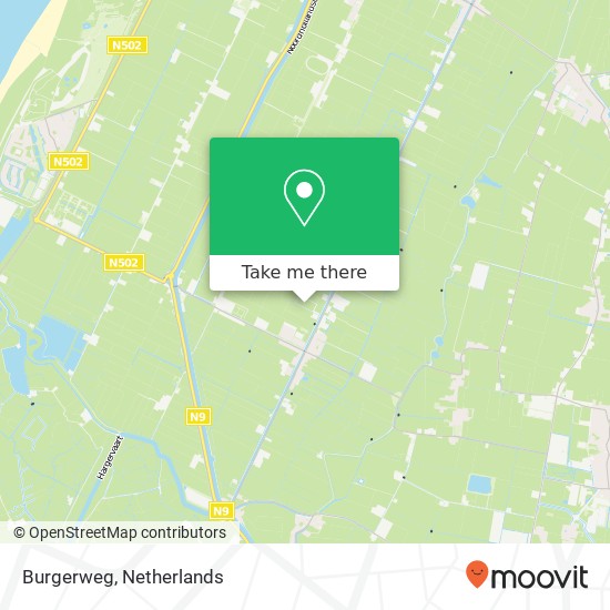 Burgerweg Karte