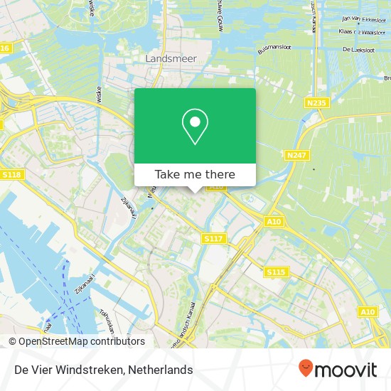 De Vier Windstreken map