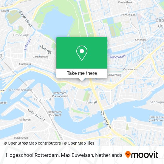 Hogeschool Rotterdam, Max Euwelaan map