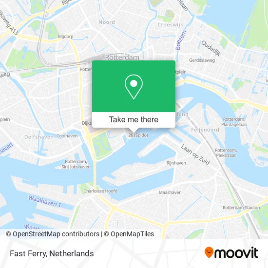 Fast Ferry map