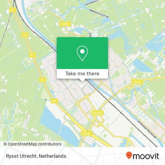 Rysst Utrecht map